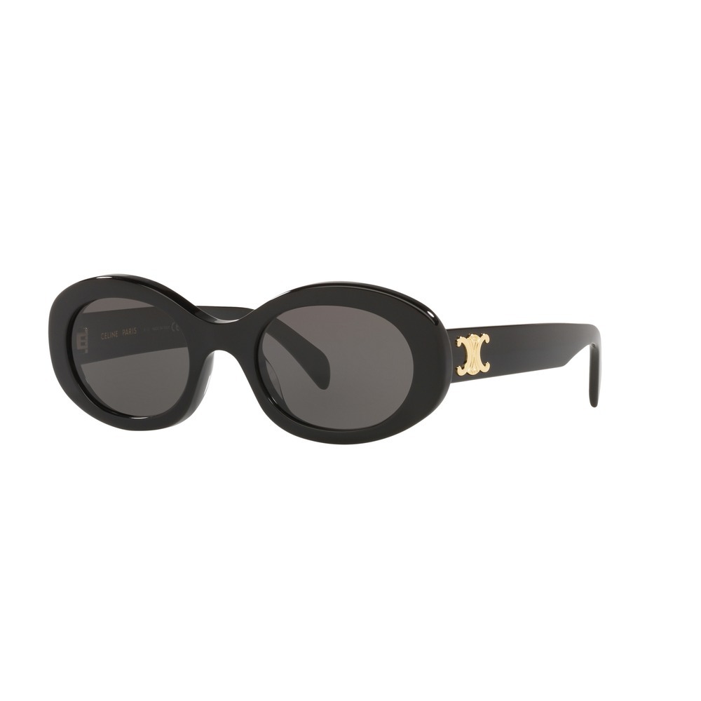 Celine CL40194U Sunglasses Shiny Solid Black Acetate/Metal